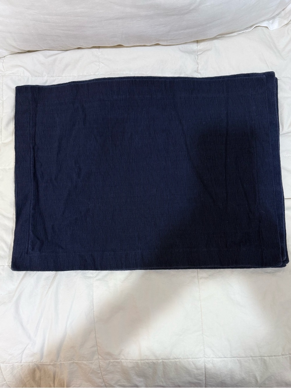 Pottery Barn Navy Ribbed Cotton Set of 4 placemats